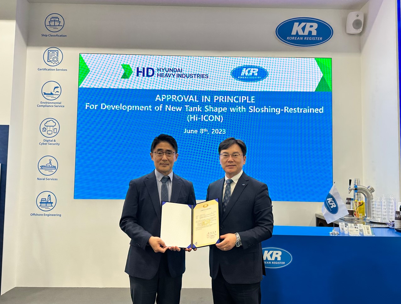 KR Awards Approval in Principle to HD Hyundai Heavy Industries